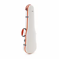 Gewa Polycarbonate Shaped Violin Case White and Orange