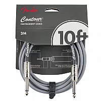 Fender Contour 10 Cable Inca Silver