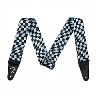 Fender Wavy Checkerboard Polyester Strap Blue