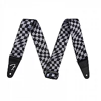 Fender Wavy Checkerboard Polyester Strap Gray
