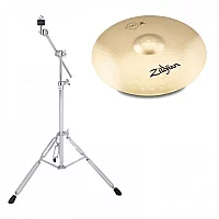 Zildjian Planet Z 20 Ride Cymbal and Boom Stand