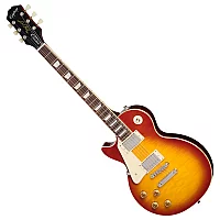 Epiphone Les Paul Standard 50s Figured Left Handed Inspired by Gibson Washed Cherry Sunburst