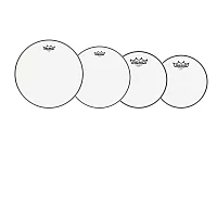 Remo Ambassador Clear Tom Pack 10 12 14 16 Heads