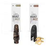 DAddario Tenor Select Jazz Marble Mouthpiece Package