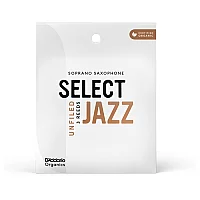 DAddario Organic Select Jazz Unfiled Soprano Saxophone Reeds 2S 3 Pack