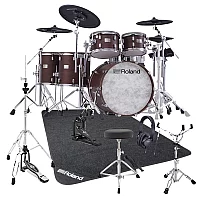 Roland VAD716 Satin Walnut Bundle