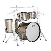 Ludwig Neusonic 22 Rapid MOD2 4pc Shell Pack Titanium Super Sparkle