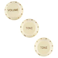 Fender Stratocaster Soft Touch Knobs Aged White