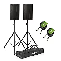 dB Technologies BHype 12 Active PA Speaker Bundle with Stands and Cables