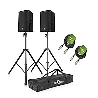 ElectroVoice EKX12P 12 Active PA Speaker Bundle with Stands and Cables