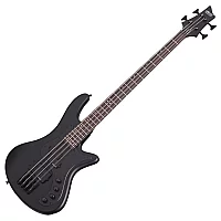 Schecter Stiletto Stealth4 Bass Guitar Satin Black