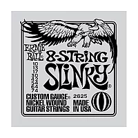 Ernie Ball 8String Regular Slinky 2625 Nickel Guitar Strings 1074