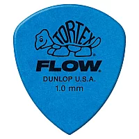 Dunlop 558P Tortex Flow Pick 1mm Blue 12 Pack