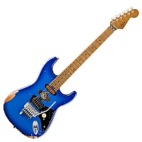 EVH Limited Edition Frankenstein Relic Series Maple Fingerboard Blueburst