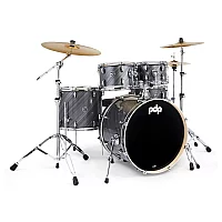PDP Mainstage 5pc Drum Kit with Hardware Pack and Paiste Cymbals Twisted Graphite