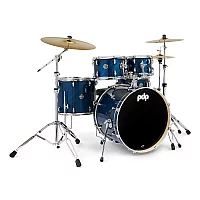 PDP Mainstage 5pc Drum Kit with Hardware Pack and Paiste Cymbals Blue Steel