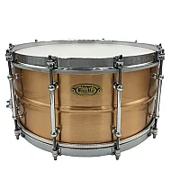 Worldmax 14 in x 6.5 in Bronze Shell Snare Drum Chrome Hardware