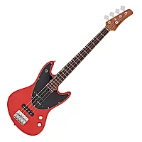 Hartwood Delta Bass Guitar Orchard Red