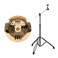 Meinl Classics Custom Extreme Metal 18 China and Gear4music Boom Arm Stand Black