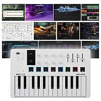 Arturia MiniLab 3 White With Komplete 15 Ultimate Upgrade for Komplete Select Boxed