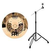 Meinl Classics Custom Extreme Metal 16 China Cymbal and Gear4music Boom Arm Stand Black