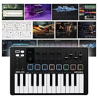 Arturia MiniLab 3 Black With Komplete 15 Ultimate Upgrade for Komplete Select Boxed