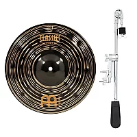 Meinl Classics Custom 10 Dark Splash and Gear4music Deluxe Weighted Cymbal Grabber Arm
