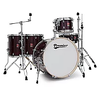 Premier Artist 22 5pc Heavy Rock Drum Kit Cherry Red