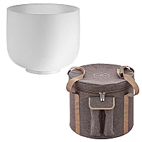 Meinl Sonic Energy 12 Crystal Singing Bowl With Brown Bag Heart Chakra