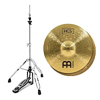 Meinl HCS 15 Hi Hat Cymbals and Premier Artist HiHat Stand