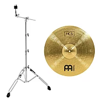 Meinl HCS 18 CrashRide and Premier Artist Boom Cymbal Stand