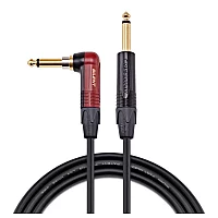 Studiospares Pro Neutrik Silent Mogami Guitar Cable Angled Jack 3m Black