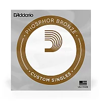DAddario PB053 Phosphor Bronze Wound Single String 53