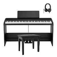Korg B2 Digital Piano with Stand Package Black