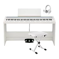 Korg B2 Digital Piano with Stand Package White