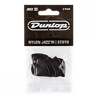 Dunlop 47P3S Jazz III Picks Black 6 Pack