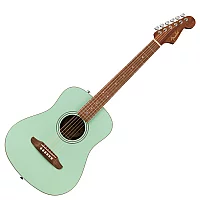 Fender California Standard Redondo Mini Acoustic Guitar with Bag Spruce Top Surf Green