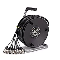 Studiospares 8 XLR Snake Cable Drum 25m