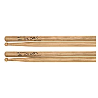 Los Cabos 8A Red Hickory Wood Tip Drumsticks 2 Pair Pack