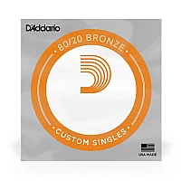 DAddario BW030 8020 Bronze Wound Single String 30
