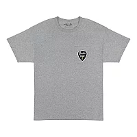 Fender Pick Patch Pocket Tee Athletic Gray XL