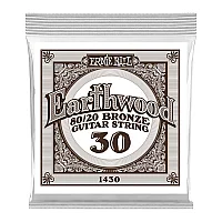 Ernie Ball 1430 Earthwood 8020 Bronze Acoustic Single String 30