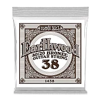 Ernie Ball 1438 Earthwood 8020 Bronze Acoustic Single String 38