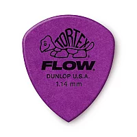 Dunlop Tortex Flow Purple 1.14mm Players 12 Pack