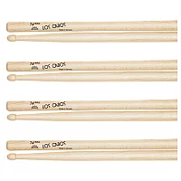 Los Cabos 7A Maple Wood Tip Drumsticks 4 Pair Pack