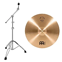 Meinl Pure Alloy 20 Ride and Heavy Duty Cymbal Boom Stand by Gear4music