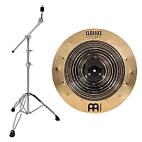 Meinl Classics Custom Dual 18 China and Heavy Duty Cymbal Boom Stand by Gear4music