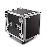 Trojan Pro 12U HeavyDuty Wheeled Rack Flight Case