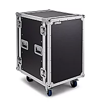 Trojan Pro 16U HeavyDuty Wheeled Rack Flight Case