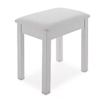 VISION Piano Stool with Storage by Gear4music White
